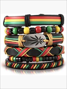 Beaded Stretch Bracelet for Black History Month Gifts